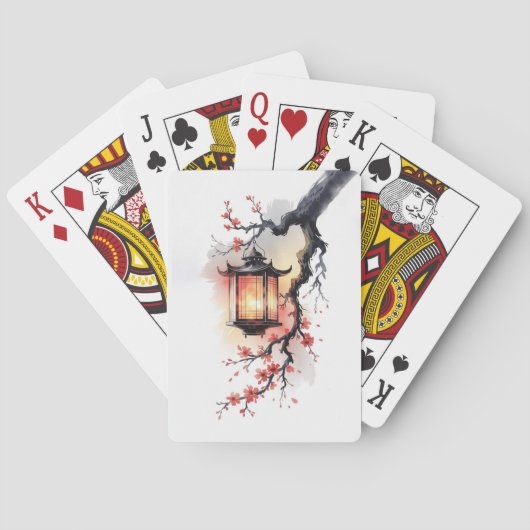 Jeu De Cartes AMITA | Infinite Lantern | Cherry Blossom Light  (dos)