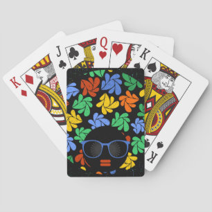 Jeu De Cartes Amour Afro Coloré