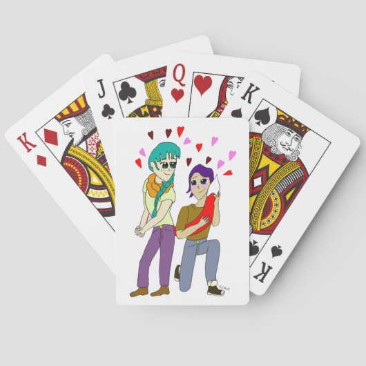 Jeu De Cartes amour de queue (dos)