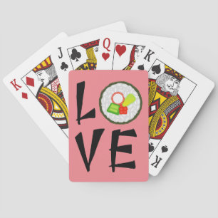 Jeu De Cartes Amour de sushi - petit pain de Maki de Japonais