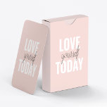 Jeu De Cartes Amour Positif Vous-Même Aujourd'Hui Citation Paste<br><div class="desc">Amour Positif Vous-Même Aujourd'Hui Citation Pastel Rose</div>