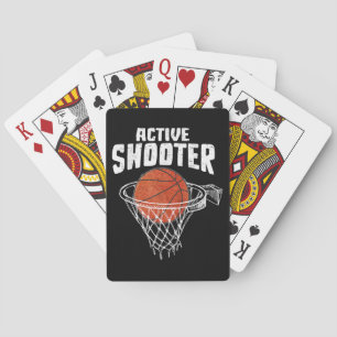 Jeu De Cartes Amoureux de basket-ball tireur actif Hommes Femmes