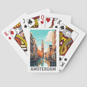 Jeu De Cartes Amsterdam Pays-Bas Canal Travel