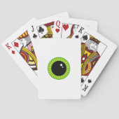 Jeu De Cartes Amusant Big Eyeball Vert (dos)