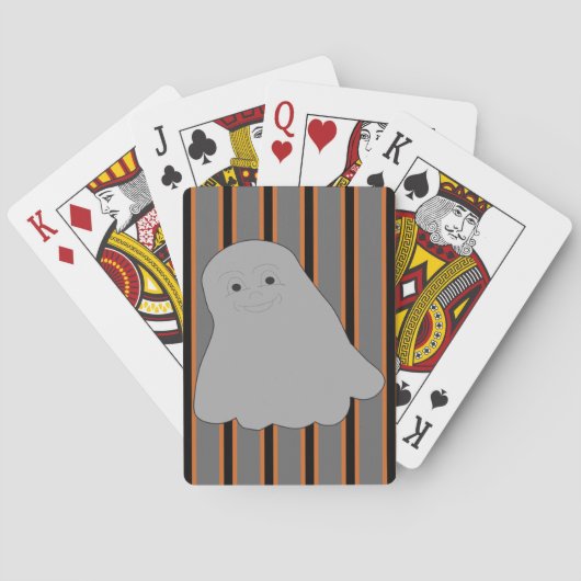 Jeu De Cartes Amusants et Fantômes d'Halloween (dos)