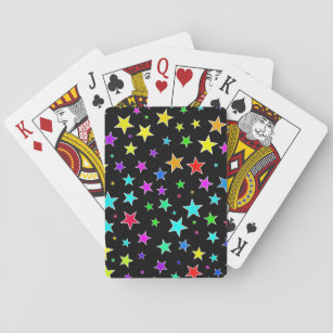 Jeu De Cartes Amusement, cartes de jeu colorées de profil sous