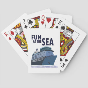 Jeu De Cartes Amusement sur le bateau de croisière en mer 