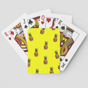 Jeu De Cartes ananas motif vélo jouer aux cartes