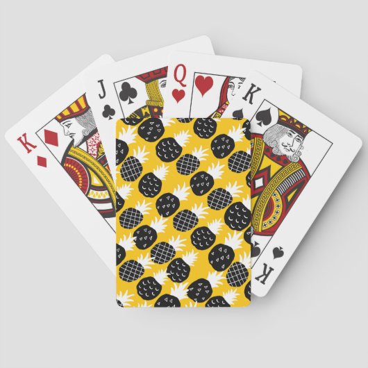Jeu De Cartes Ananas noir (dos)