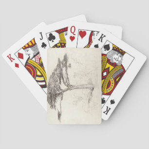 Jeu De Cartes Ancien cèdre dans le jardin botanique, Chelsea, 18