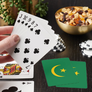 Jeu De Cartes Ancien drapeau de Mauritanie