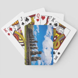 Jeu De Cartes Ancien Moai île de Pâques Rapa Nui