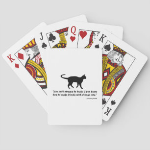 Jeu De Cartes Ancien proverbe de chat