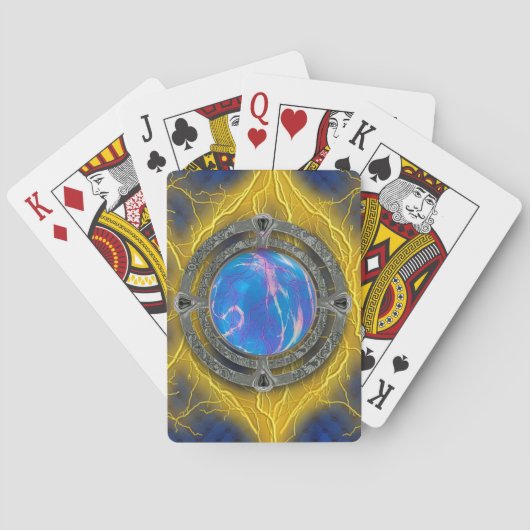 Jeu De Cartes Ancien Tome Mystique des sorts et potions magiques (dos)
