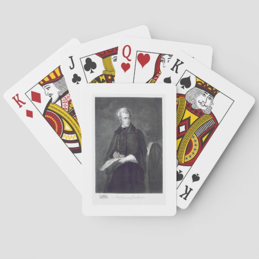 Jeu De Cartes Andrew Jackson, 7e président des États-Unis (dos)