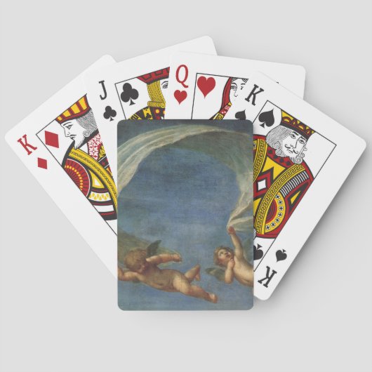 Jeu De Cartes Anges Détail d'Adonis conduit par des Cupidons par (dos)