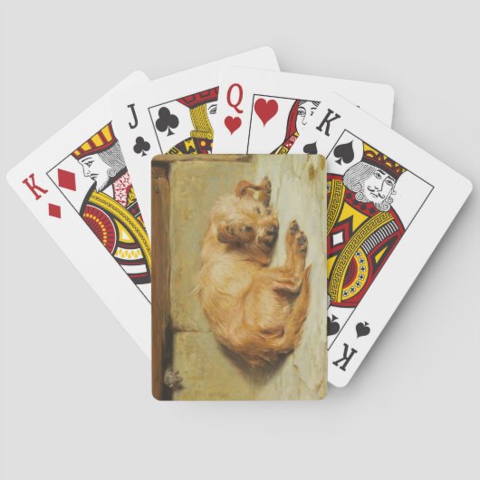 Jeu De Cartes Anglais Cocker Spaniel Dog (par Briton Rivière) (dos)
