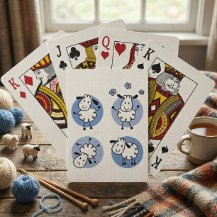 Jeu De Cartes Animal doodle de mouton Kawaii