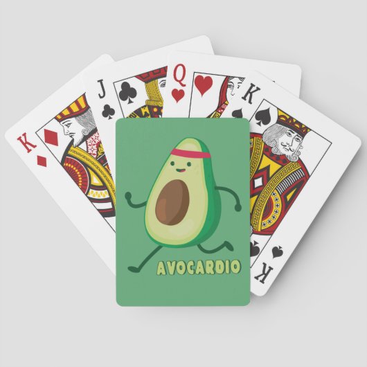 Jeu De Cartes Animation amusante d'Avocardio (dos)