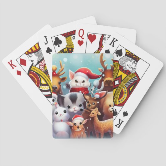 Jeu De Cartes Animaux de Noël (2) (dos)