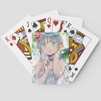 Jeu De Cartes Anime faced box of playing cards