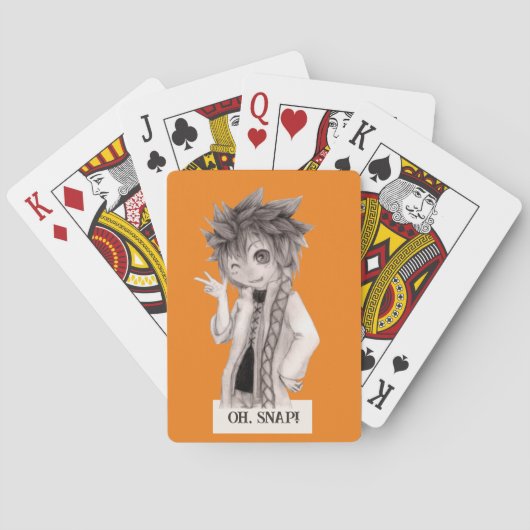 Jeu De Cartes Anime Guy O SNAP, dessin original (dos)