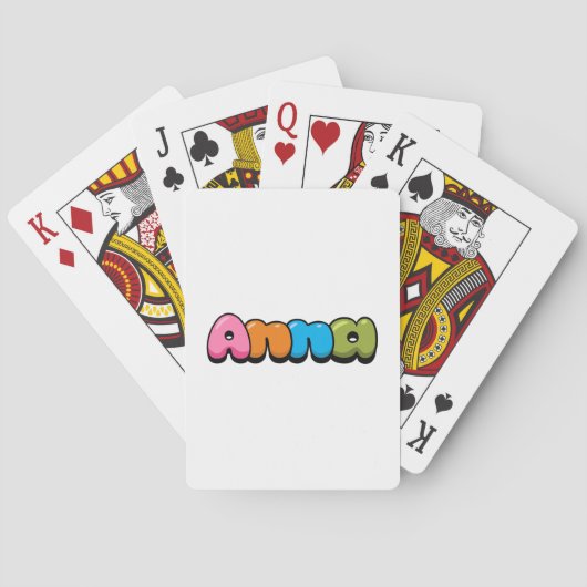 Jeu De Cartes Anna (dos)