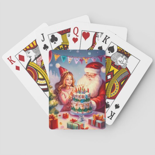 Jeu De Cartes Anniversaire de Noël (8) (dos)