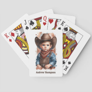 Jeu De Cartes Anniversaire sur le thème des cow-boys western per