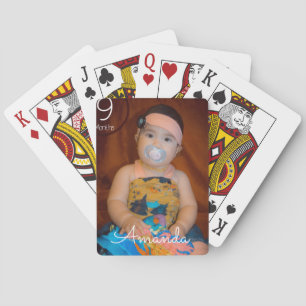 Jeu De Cartes Annonce de photographie bébé et tout-petit