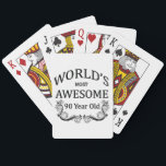 Jeu De Cartes Ans les plus impressionnants du monde 90<br><div class="desc">Un cadeau d'anniversaire d'amusement pour honorer ans les plus impressionnants du monde 90 qui célèbre un anniversaire d'étape importante.</div>