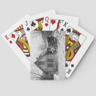 Jeu De Cartes Antique Car in Rock Creek Park, années 1920