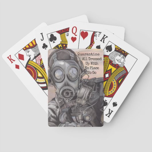 Jeu De Cartes Apocalypse Quarantine You Add Text Birthday Cadeau (dos)
