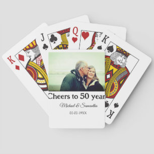 Jeu De Cartes applaudissements à 50 ans anniversaire ajouter nom