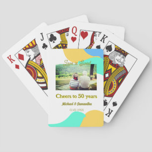 Jeu De Cartes applaudissements à 50 ans l'amour est Sweet rétro