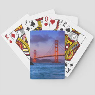 Jeu De Cartes Après coucher du soleil à la plage de Baker