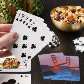Jeu De Cartes Après coucher du soleil à la plage de Baker (In Situ)