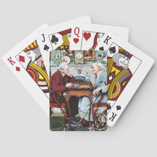 Jeu De Cartes April Fool, 1943 (dos)