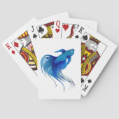 Jeu De Cartes Aquarelle Bêta bleue (dos)