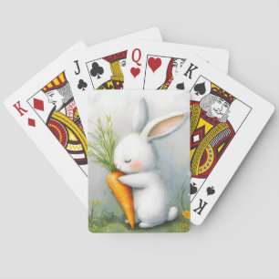 Jeu De Cartes Aquarelle Bunny Happy Harvest
