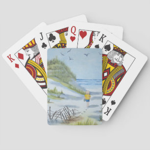 Jeu De Cartes Aquarelle de plage