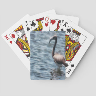 Jeu De Cartes Aquarelle flambant Flamant rose