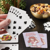 Jeu De Cartes Aquarelle Florale Lapin de Pâques (In Situ)