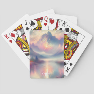 Jeu De Cartes Aquarelle Imaginaire mignonne Pastel Pearl