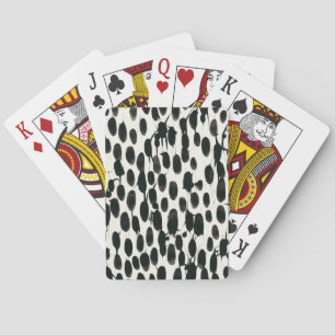 Jeu De Cartes Aquarelle noire invariable d'I