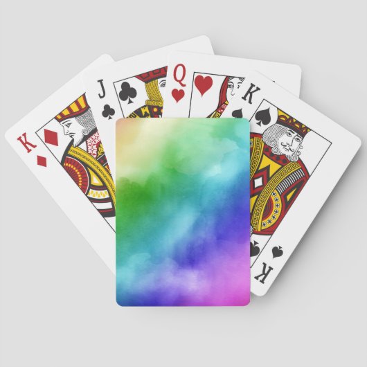Jeu De Cartes Aquarelles Rainbow (dos)