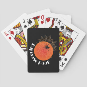 Jeu De Cartes Araignées croisées dans le filet au lever du solei