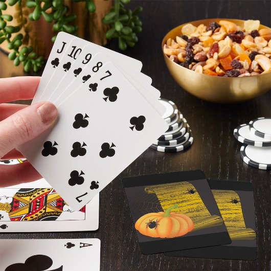 Jeu De Cartes Araignées et citrouille