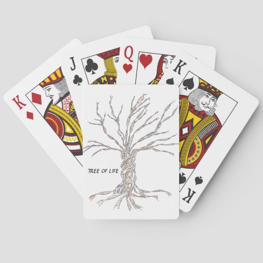 Jeu De Cartes ARBRE D'ADN ou arbre de vie (dos)