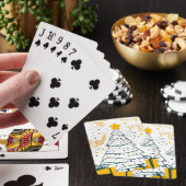 Jeu De Cartes Arbre de Noël Abstrait (In Situ)